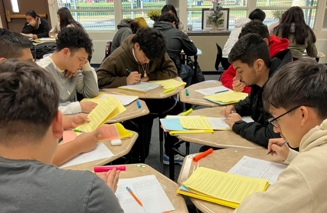  Students studying